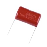 10PCS 0&period;1uF 2000V 2KV CBB 104 100NF Polypropylene Film Capacitor Pitch 25mm CBB81