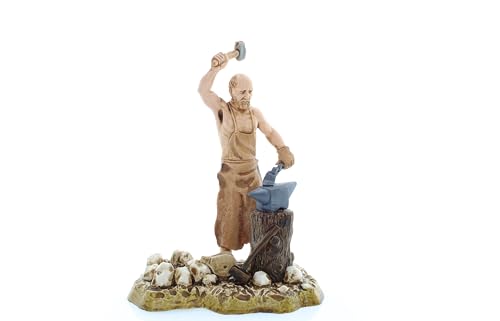 Moranduzzo Set of 4 Neapolitan Craftsmen for Nativity Scene of 4 Inch Scale 1:20-Unbreakable Figures-18th Century Style - Image 3