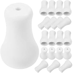 Persianas Ventanas Roto DOITOOL 20 Piezas Perilla De Obturador Tiradores De Persianas Para Persianas Enrollables Persianas Para Ventanas Roto Amarillos Fin Blanco El Plastico Reemplazar Abrazadera De Alambre