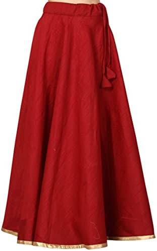 Studio Shringaar Women's Polyester Maxi Skirt