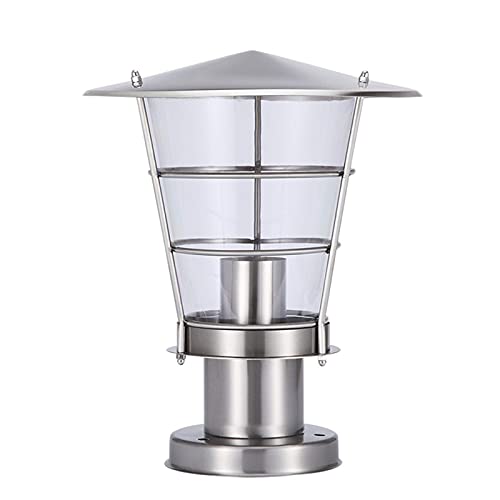 Lumière de cage de lumière de dôme solaire en acier inoxydable IP65 pour pilier extérieur