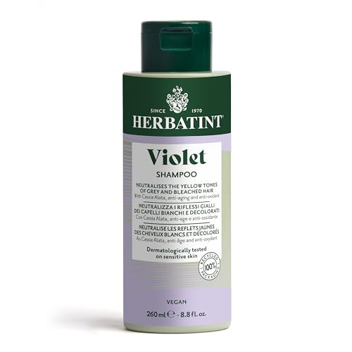 Herbatint Shampoo Violet, Shampooing Anti-Jaunissement - 260...