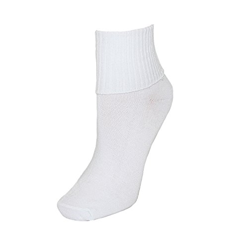 Image of Hanes Women's Comfort Collection Cuff Socks, 5-Pack