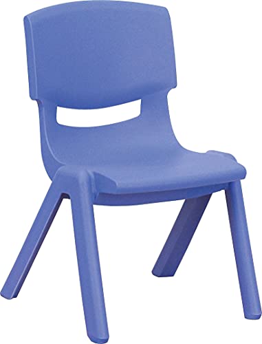 Image of Flash Furniture Furniture>Seating>Chairs>Stack, 10.5 inch, Blue