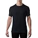Thompson Tee With Underarm Sweat Pads Original Fit Crew, Black, Large