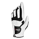 SunGoddy ゴルフグローブ 手袋 メンズ 1個左手用 滑り止め 柔らかい ゴルフ用 繊維布 フィット感 ゴルフボール マジックテープ 3Dカット汗防止 多機能 水洗い可 左手 23