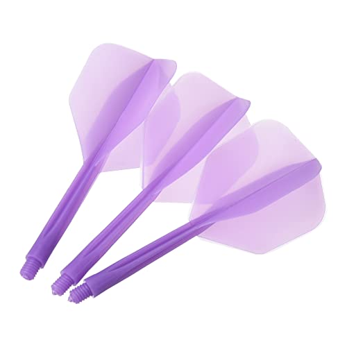PATIKIL Integrated Dart Shaft & Flights, 6 Pack Durable Plastic Dart Flight Set, Purple - Image 4