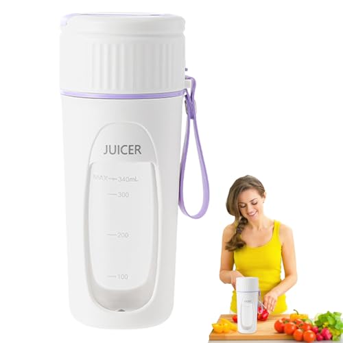 Batidora Portátil - Utensilios de Cocina Potentes | Pequeña Licuadora Para Frutas Con Vasos - Para Leche Café Hogar Cocina Acampada Picnic Viaje Deportes Exterior Senderismo Escalada