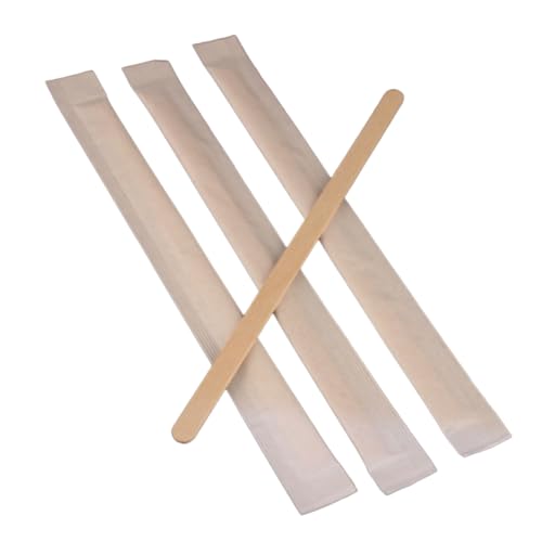 Unomor 50pcs Anti-slip Bar Coffee Stirrer Long Handle Stir Stick for Juice Smoothie