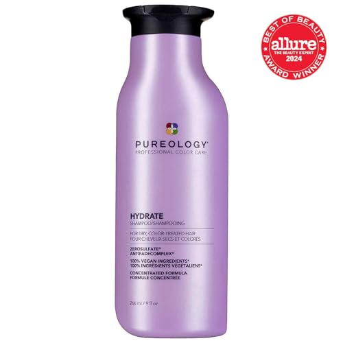 Pureology P1863500 Hydrate Moisturizing Shampoo | Softens And Deeply Hydrates Dry Hair | For Medium To Thick Color Treated Or Natural Hair | Sulfate Free Shampoo | Vegan thumb #4