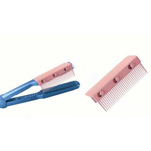 Peine para plancha de pelo desmontable color rosa miniatura 1