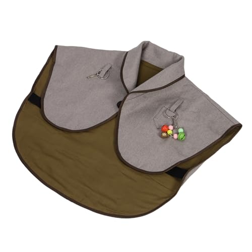 POPETPOP Protector -Scratch Shawl for Birds Reusable Cotton Pad Comfortable Breathable Easy On/Off Design