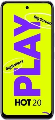 Front view of Infinix HOT 20 Play display