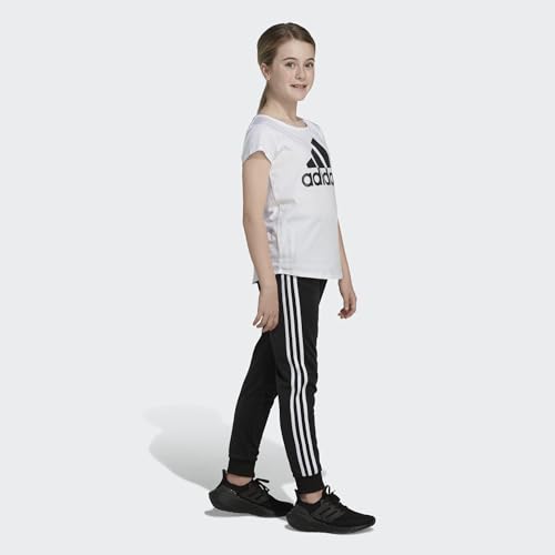 adidas Girls' Plus Size Short Sleeve Cotton Classic Bos Tee Shirt4