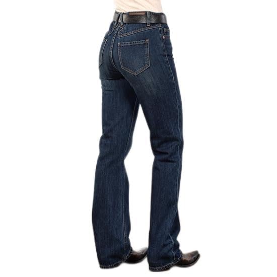 Rock & Roll Denim Dark Vintage High-Rise Bootcut Jeans Denim 28x30