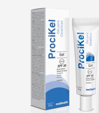 Procikel Silicone Scar Gel – Skin Care for Scars & Marks with SPF 30, Hydrating & Protective Formula, 30g