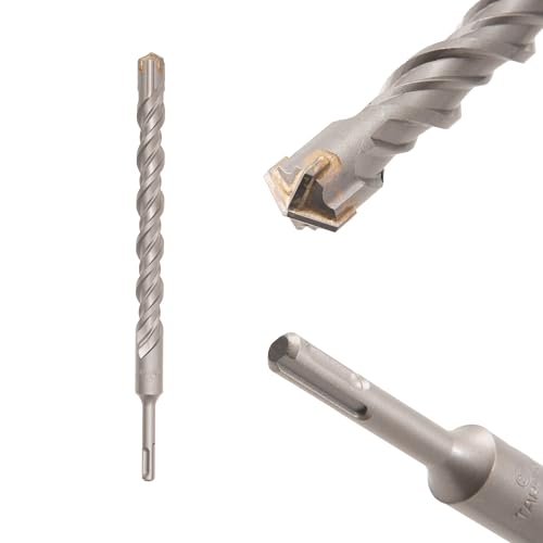Image of TAPARIA 24mm Cross Point Tip SDS Plus Hammer Drill Bit for Concrete /Masonry Drilling (HDC 24310, 24x250x310 mm)-Home, DIY, Professional, Construction, Brick, Wall-Drilling