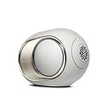 Devialet - Phantom Ultimate 98 dB - Light Pearl - Zero Distortion - High-Resolution Audio Processing - Multiroom Sync. - Home Audio Speaker