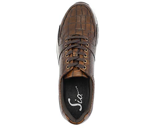 Sio Maverick and Ryder - Men's Sneakers, Low Top and High Top Sneaker Boots - Casual Crocodile Print Sneakers for Men, Stylish Fashion Sneakers for Men4