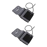 minkissy 2St Blutdruckmanschette arm stulpen armmanschette Manschettenverlängerung Ersatzmanschette Blutdruckmonitor Tragbares manuelles Blutdruckmessgerät Druckarmband Sanft Armbinde Gurt