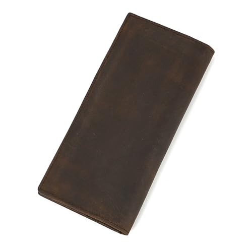Portefeuille long homme résolvant le manque de place pour cartes et monnaie en un seul geste