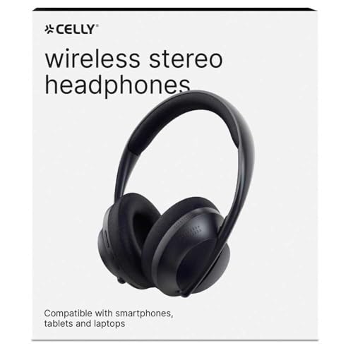 Celly Cuffie Stereo Wireless Cuffie Wireless, Nero - 5