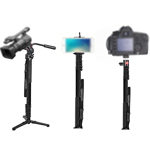 CaoQuanBaiHuoDian Breiter Einsatz SLR-Kamera-Halterung-Fotografie-Stativ-Kohlefasermaterial-Monopod Praktisches… – Bild 3