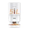 Automatic cat feeder 5l timed cat food dispenser keep dry food fresh stainless steel food bowl 1 6 meals per day 1 16 portions 10s voice auto pet feeder for cats and small dogs  urban country home decor