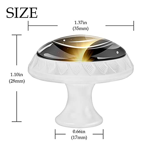 Boutons de meuble eclipse solaire pour relooker une armoire de cuisine ou commode lot de 12