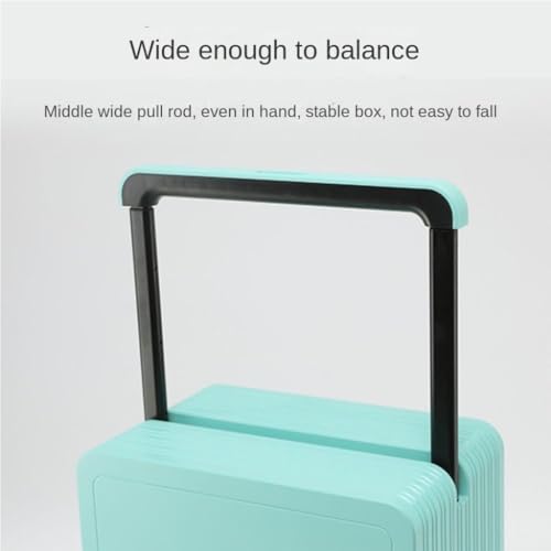 PANKERS Travel Suitcase Women's Fashionable 20-inch Carry-on Suitcase with Wide Trolley Small Casual Travel Password Trolley Case Trolley Case, Pink4