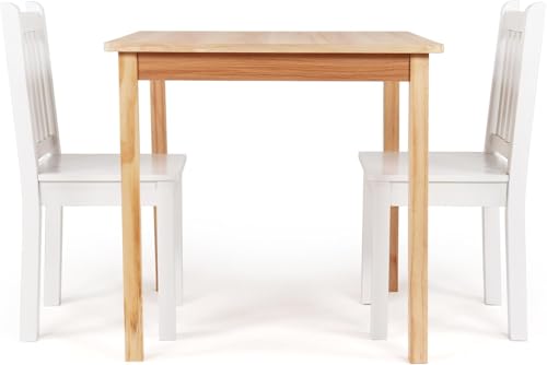 Image of Humble Crew Toddler Table and Chair Set for Kids, Wood Activity Furniture