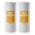 Max Water 10 Micron 10 x 4.5 inch Whole house Sediment Water Filter | Meltblown Polypropylene Well Water Filter Replacement Cartridges for DGD-5005, AP810, SDC-45-1001, GXWH30C, PP10BB (2 Pack)