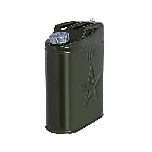 XuQinQin Portable fuel tank, emergency reserve fuel gasoline storage tank fuel tank petrol can,thick aluminum cover vertical storage special - 4 kinds of capacity optional gasoline container