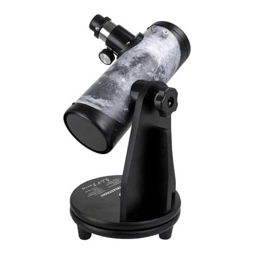 Image of Celestron Signature Series Moon by Robert Reeves Features A Superb Moon Astronomical Telescope, Black (22016)