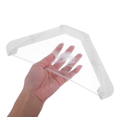 Colador desechable para fregadero con soporte triangular blanco miniatura 4