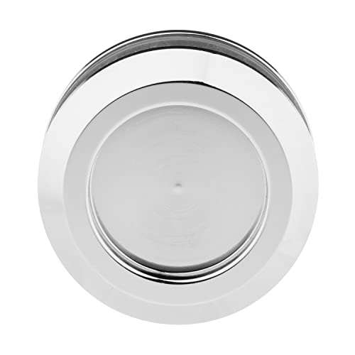 Rockwell Security Sliding Shower Door Finger Pull Knob 1-1/4 Inch Diameter Chrome Solid Brass Applicable For Bypass Sliding Shower Doors #TOP1