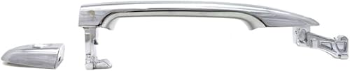 Miniatura 8 de KarParts360 Para Toyota 4Runner 2003-2009 Manija de puerta exterior delantera, lado del conductor cromada  con orificio para llave  Recorte todos