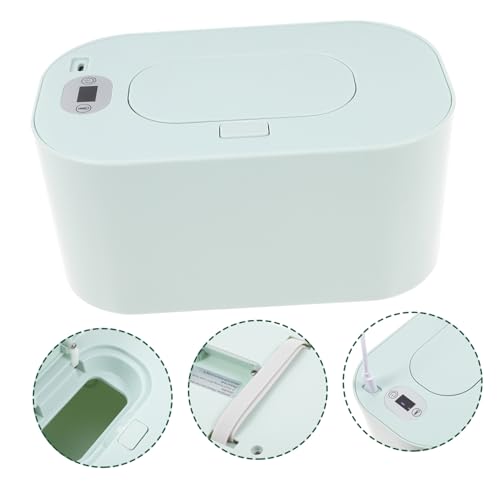 Chauffe-lingettes USB vert en ABS et PP pour bébé