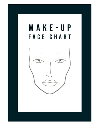 Make-Up Face Chart | 100 practice template | A4 size | high quality white paper: Make-Up Face Chart | 100 practice template | A4 size | high quality white paper Make-Up Face Chart | 100 practice template | A4 size | high quality white paper: Make-Up Face Chart | 100 practice template | A4 size | high quality white paper