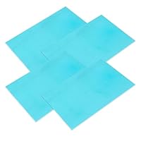 Anti-Frost-Matte für Kühlschrank und Gefrierschrank – Langlebige Schutzmatte gegen Eisbildung, Blau, 50 cm x 25 cm, 4er-Pack