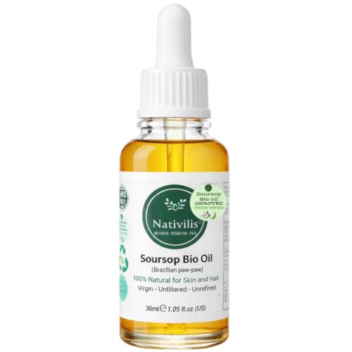 Aceite de guanábana natural puro para hidratación profunda de piel y cabello