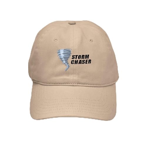 CafePress Storm Chaser Cap Unique Adjustable Baseball Hat Khaki