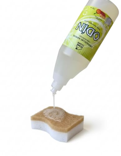 ODÍN Lavavajillas Manual Concentrado – Limpieza Eficaz sin Disruptores Endocrinos, Uso Diario, Espuma Equilibrada y Fácil Aclarado - Aroma Naranja - 750ml - imagen 6