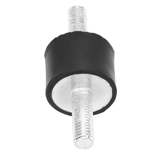 Risegun 4 Stück M6 Gummipuffer Männlich, Stoßdämpfer Anti-Vibrations Isolator Gummilager mit Schrauben, Silentblock Schwingungsisolator Auto Boot Spulen(VV20*15 M6*18)