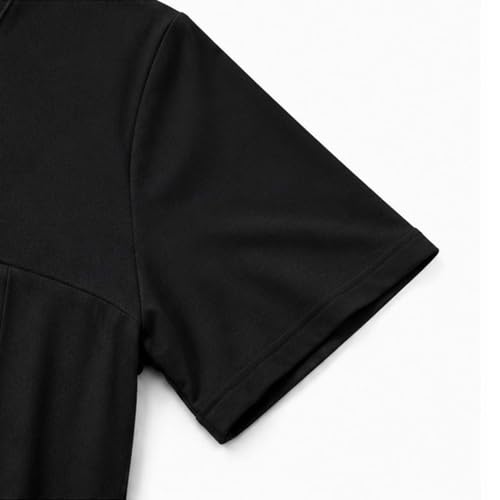 Image of LOVESHOOT Womens Summer Midi Dress 2026 Casual Short Sleeve A Line Dress with Pockets Evening Wedding Guest Work