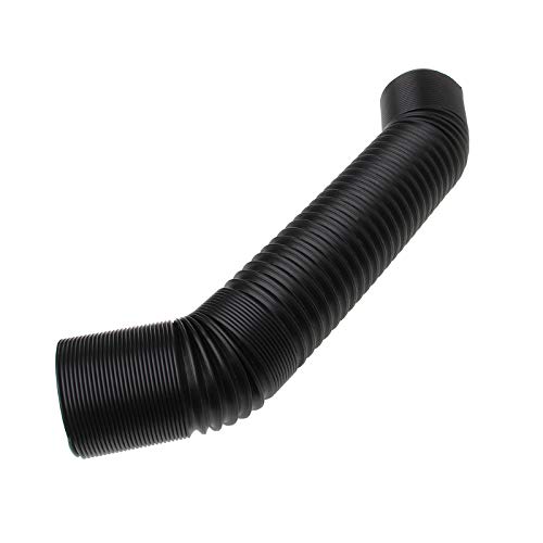 Tuyau admission air de voiture flexible noir 80mm pour optimiser le filtre auto