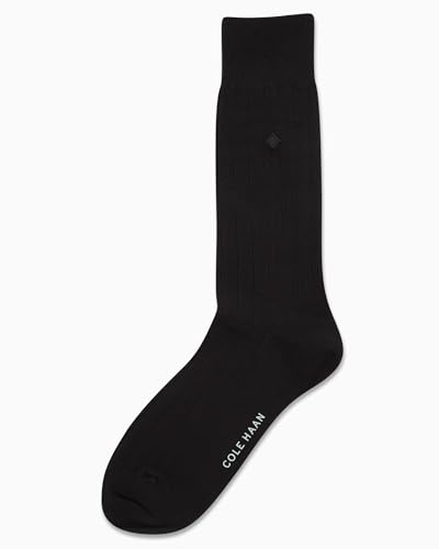 Cole Haan Mens Dress Socks - Breathable Comfort Stretch Crew-Length Work Socks for Men for Business Formal Wear (Sizes: 7-12)4