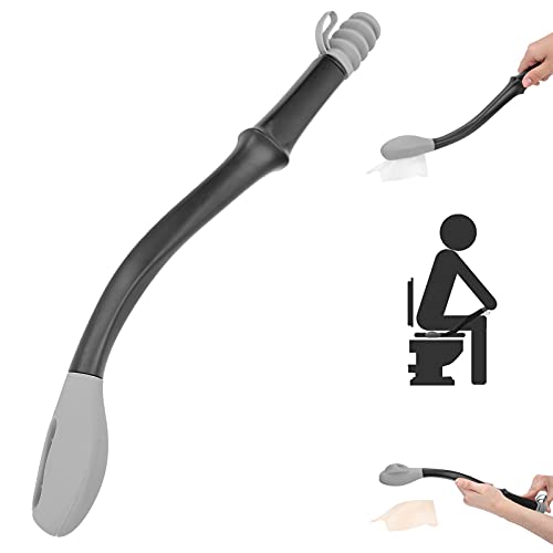 Toilet Aids Tools Long Reach Comfort Wipe Fort Toilet Wiping Aids Mobility Daily Living Aids Arthritis Back Pain Surgery (Grey) - Image 3