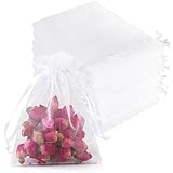 【Contenu du Paquet】Vous recevrez 50 Sachets Organza mesurant 15 × 20 cm/5,9 × 7,8 pouces. Légères et pratiques, elles sont idéales pour ranger des bonbons, des bijoux, des fleurs séchées et divers petits cadeaux