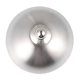 CLISPEED 1stück Edelstahl Steak Abdeckhaube Anti-ölspritzer Food Cover Für Bbq Und Grill Runde Form Für Picknicks Partys Und Camping Hochtemperaturbeständig Und Gesundheitlich